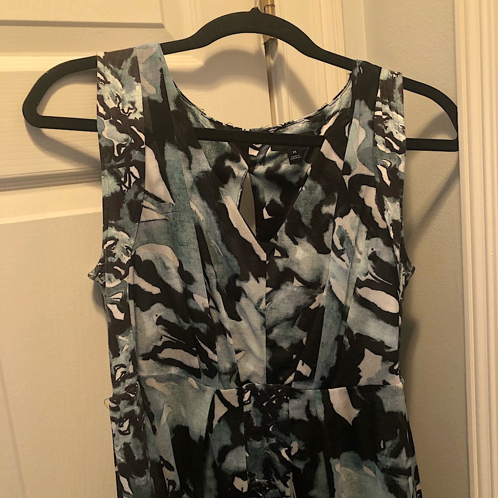 Simply Vera/Vera Wang Hi-Low Blue Sundress